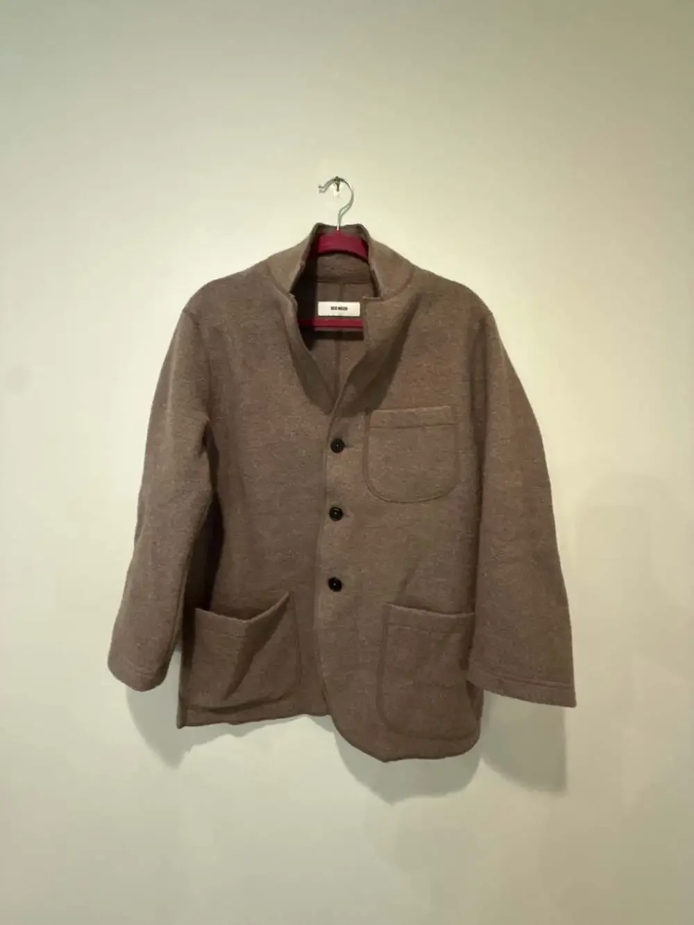 Buck Mason 100% Merino Wool Chore Coat Jacket Brown Size Medium - Picture 1 of 5